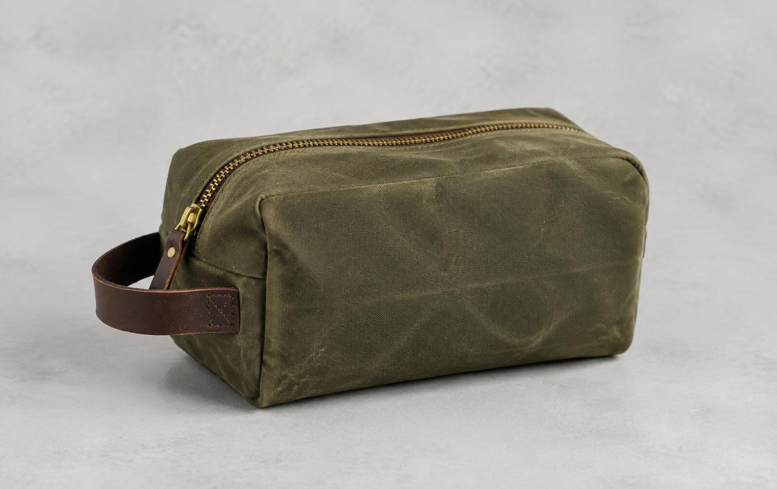 Waxed Canvas Dopp Kit