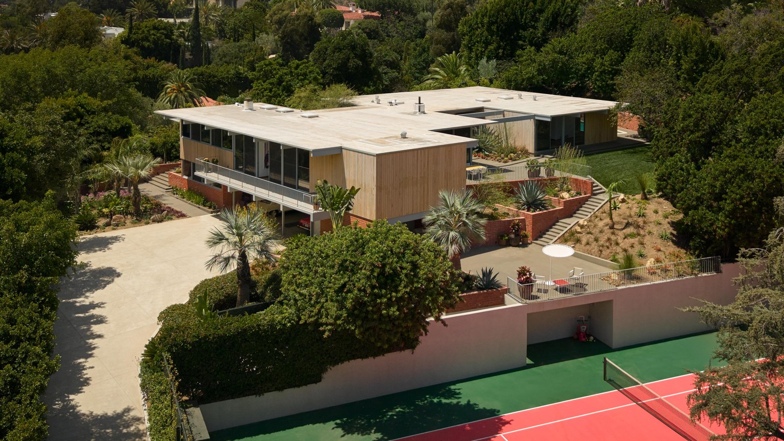 Charlie Chaplin Estate Mid-Century Retreat